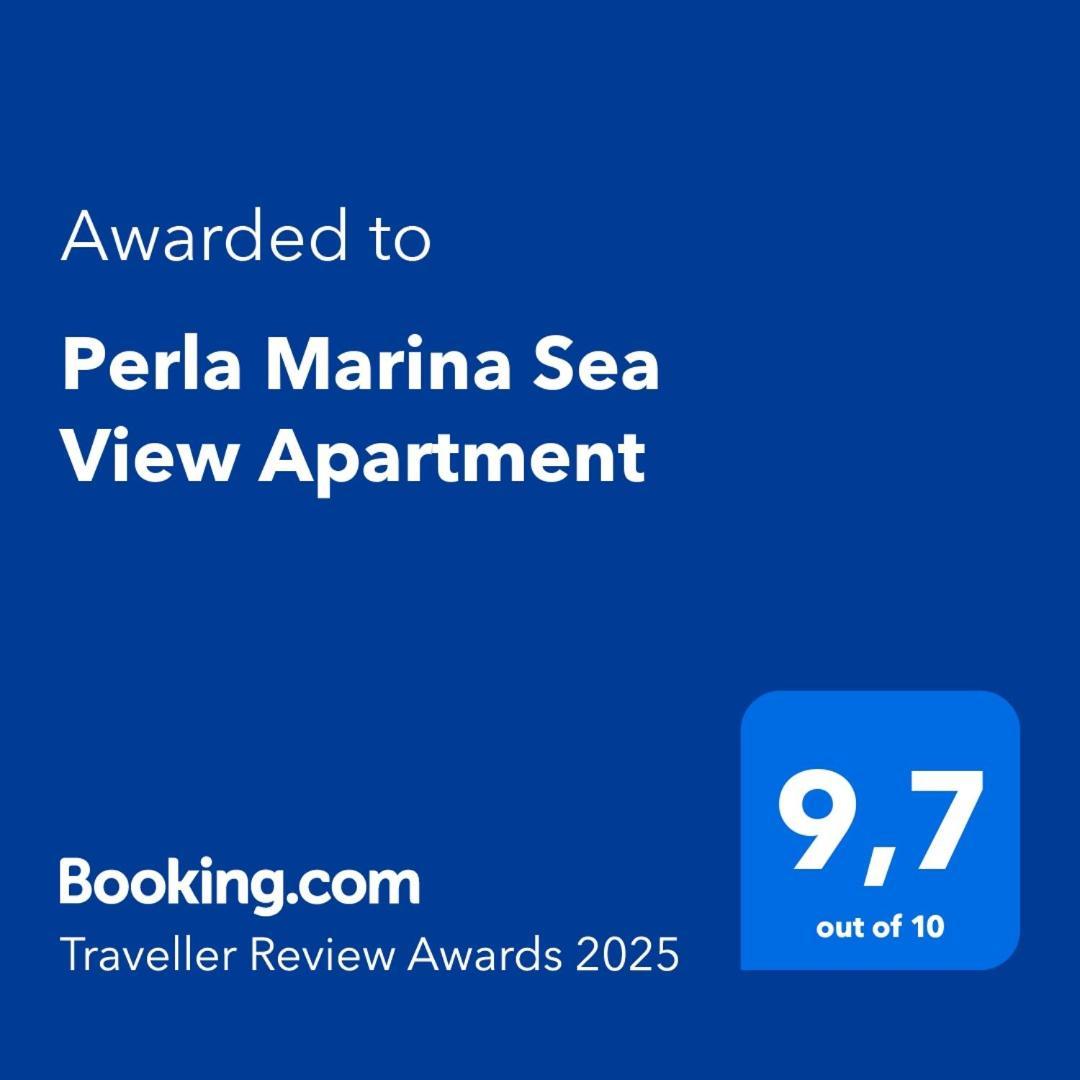Perla Marina Sea View Apartment CTA Exteriör bild